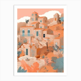 Agrigento, Italy Illustration Art Print