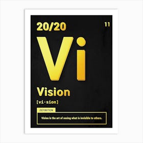 Vi Vision 1 Art Print