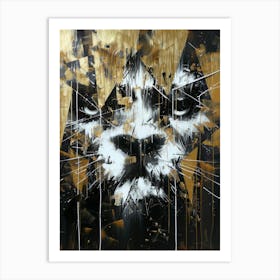 Lion Painting 11 Art Print