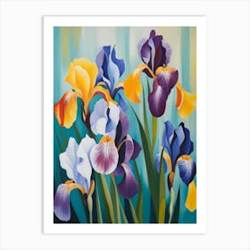 Iris Painting Art Print
