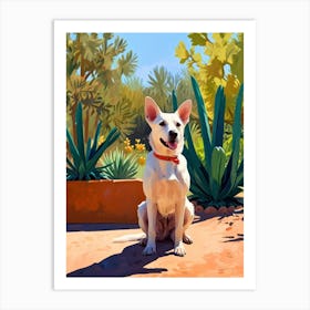 Cactus Dog Art Print