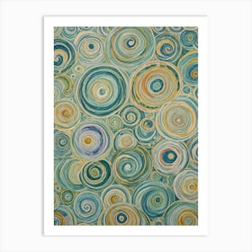 Swirly Dreams Art Print