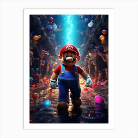 Mario Bros 39 Art Print