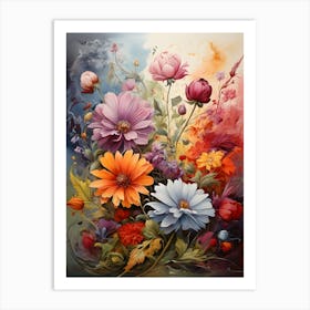 Flowers In A Vase 1 Art Print