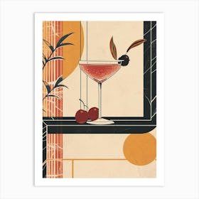 Art Deco Negroni 2 Art Print