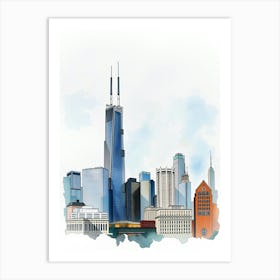 Cityscape 4 Art Print