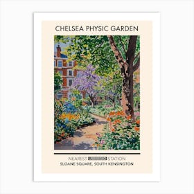 Chelsea Physic Garden London Parks Garden 5 Art Print