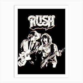 Rush band music 7 Art Print