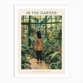 In The Garden Poster Lewis Ginter Botanical Garden Usa 4 Art Print