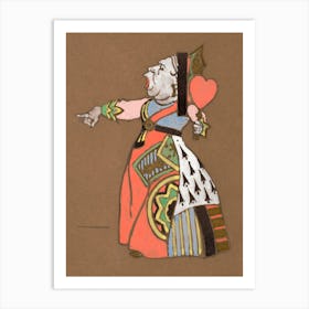 Queen Of Hearts (1915), Alice in Wonderland Art Print