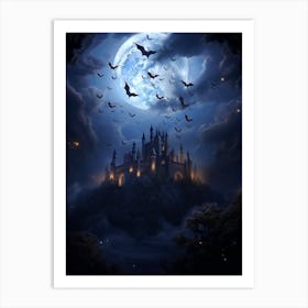 Bat Cave Realistic 8 Art Print