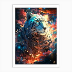 White Tiger Art Print