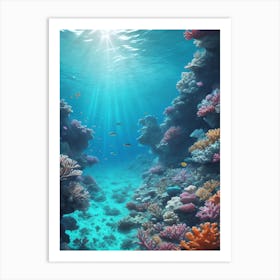 Underwater Escape Art Print