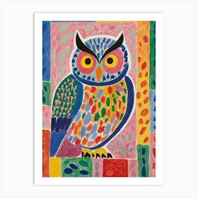 Owl Style Henri Matisse 1 Art Print