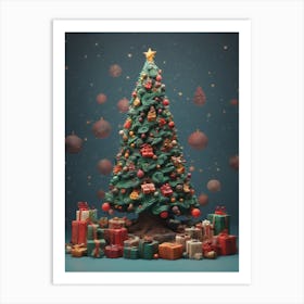 Christmas Tree Art Print