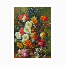 Gerberas Painting 3 Flower Art Print