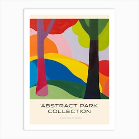 Abstract Park Collection Poster Karlsaue Park Kassel 3 Art Print