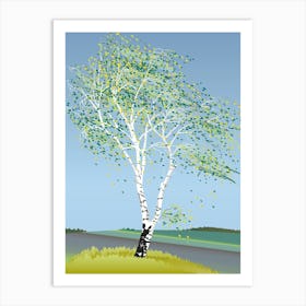 Birch Tree Art Print