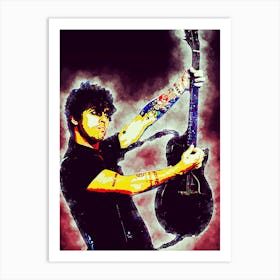 Billie Joe Green Day Art Print