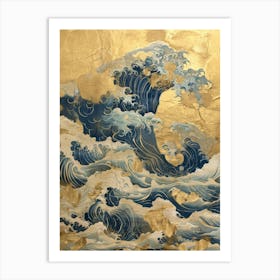 Great Wave Off Kanagawa 5 Art Print