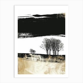 Trees In The Snow 1 Art Print