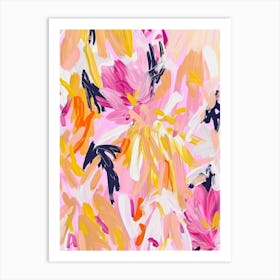 Pink Flowers 13 Art Print