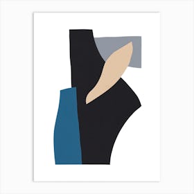 Paper Cut Abstraction 1 Art Print