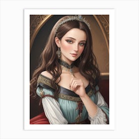 Portrait Of A Princess Art Print