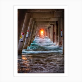 Under the Pier Art Print