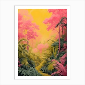 Pink Jungle Art Print