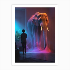 Elephant In The Room 8 Art Print