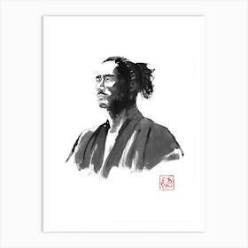 Samurai Zen Art Print