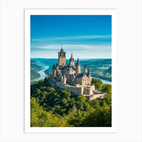 Castle On The Rhine Art Print