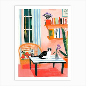 A Cat’s Cozy Kingdom Art Print