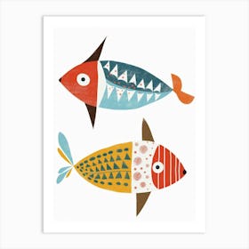 Two Fish 4 Art Print