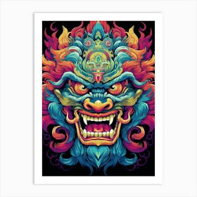 Chinese Demon 1 Art Print