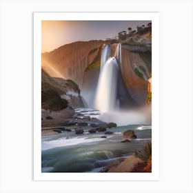 Alamere Falls, United States Realistic Photograph (2) Art Print