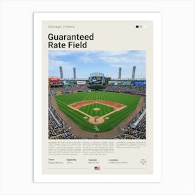 Baseball - Chicaco White Sox - Guaranteed Rate Field 1 Art Print