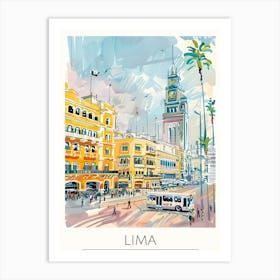 Lima City Art Print