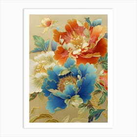 Chinese Flower Painting 78 Art Print