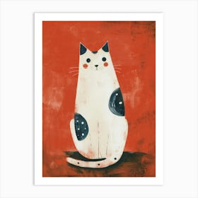 Kawaii Cat 3 Art Print