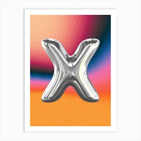 Chrome X Poster Art Print