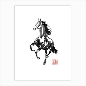 Running Horse 04 Art Print