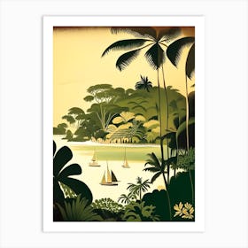 Boracay Philippines Rousseau Inspired Tropical Destination Art Print