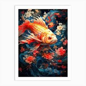 Koi Fish Art Print