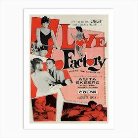 Anita Ekberg Love Factory Art Print