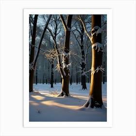 Winter Forest 7 Art Print