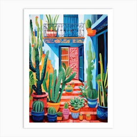 Cactus House - Bohemian Art Art Print