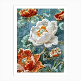 Chinese Embroidery 72 Art Print