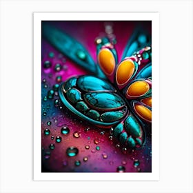 Abstract Butterfly Art Print